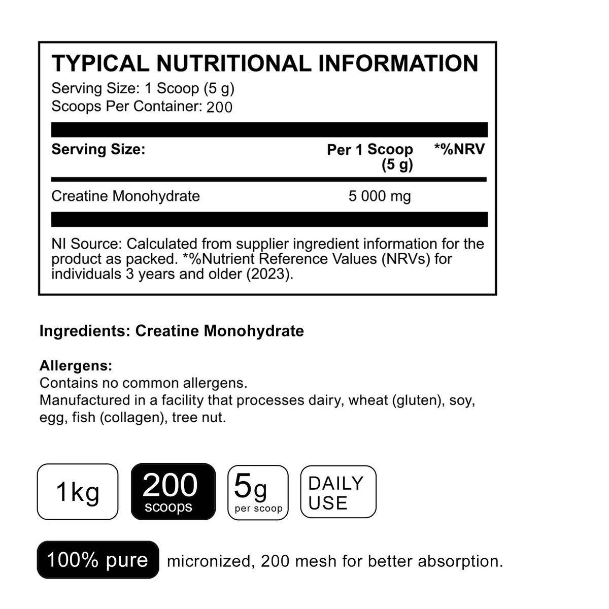 Creatine Monohydrate